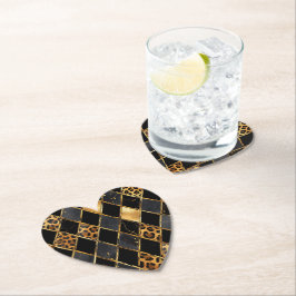 アニマルプリント ペーパーコースター