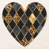 アニマルプリント ペーパーコースター (正面)