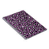 アニマルプリント，ムラサキヒョウ，チートスポット，ハート ノートブック (右側)