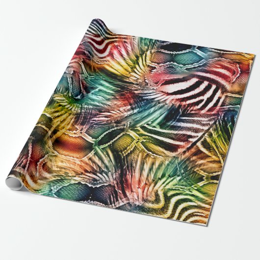 アニマルプリント ラッピングペーパー (アンロールド)