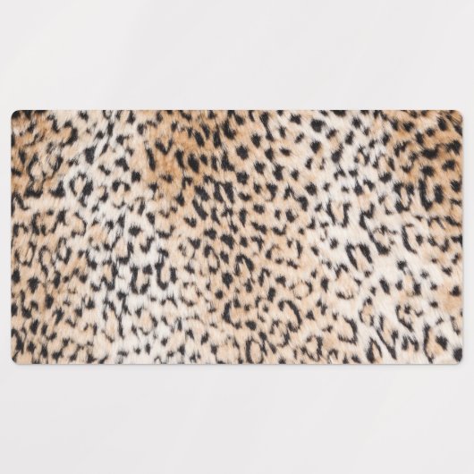 アニマルプリント ラベル (デザイン2)