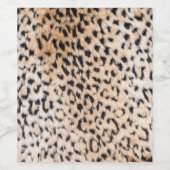 アニマルプリント ワインラベル (シングルラベル)