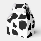 アニマルプリント、牛プリントギフトパターン、家畜 フェイバーボックス (裏面サイド)