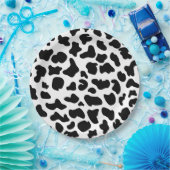 アニマルプリント、牛プリントギフトパターン、家畜 ペーパープレート (パーティー)