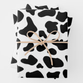 アニマルプリント、牛プリントギフトパターン、家畜 ラッピングペーパーシート (インサイチュ)