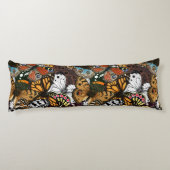 アニマルプリント。蝶の羽。 ボディピロー (裏面)