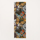 アニマルプリント。蝶の羽。 ヨガマット (正面)