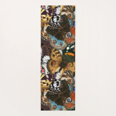 アニマルプリント。蝶の羽。 ヨガマット (裏面)