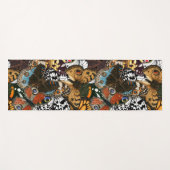 アニマルプリント。蝶の羽。 ヨガマット (正面(横))