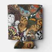 アニマルプリント。蝶の羽。 缶クーラー (裏面)