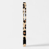 アニマルプリント、Brown Leopard、ハート、お名前 iPhoneケース (左側面)