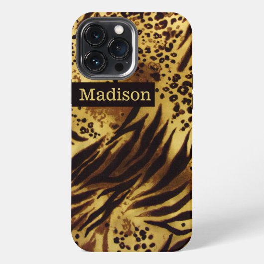 アニマルプリント Case-Mate iPhoneケース iPhone 13 Pro Maxケース (裏面)