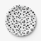 アニマルプリントDalmation ペーパープレート (正面)