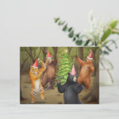 アニマルベアタイガークリスマスパーティー シーズンカード (スタンド正面)