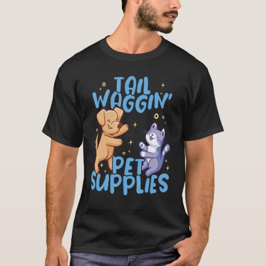 アニマルペットストアtail wagginu2019ペット用品 tシャツ (正面)