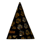 アニマルポーシルエットハッピーハローウィンブラック パーティーハット (右)