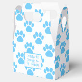 アニマルポーシルエットブループールポーティ紙 フェイバーボックス (オープン)