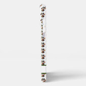 アニマルポーシルエット感謝祭カスタム白 iPhoneケース (左側面)