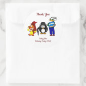 アニマルマンガートリオサンキューバースデーパーティー ラウンドシール (バッグ)