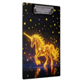 アニマルユニコーンファンタジー金ゴールド発光星 クリップボード (右)