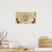 アニマルライツ詩とハゲワシの詩のポスター ポスター (キッチン)