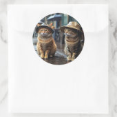 アニマルラウンドシェイプシール ラウンドシール (バッグ)