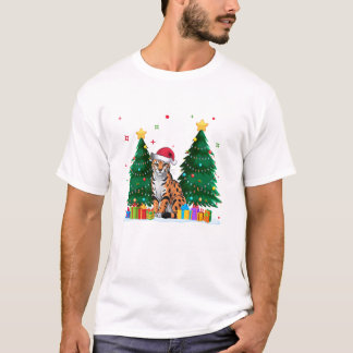 アニマルラバーズ オセロットサンタ Tシャツ