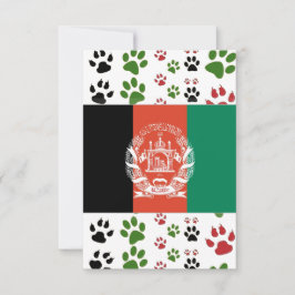 アニマルレスキュー3.5インチx 5インチフラットカード サンキューカード