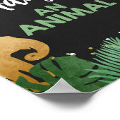 アニマルワイルドサファリ金ゴールド誕生日パーティーを開催 ポスター (角)