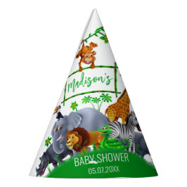 アニマルワイルドワンジャングルグリーンリーブサファリ冬 パーティーハット