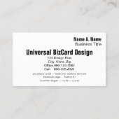 アニマル気にラスカンマラムテ写真プロフェッショナル 名刺 (裏面)