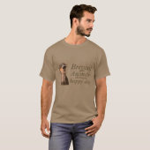 アニマル かわいい 犬の日 デザイン ギフト レトロ Tシャツ (正面フル)