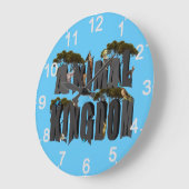 アニマル・キングダム ラージ壁時計 (傾斜)