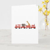 アニマル・トレイン カード (黄色い花)