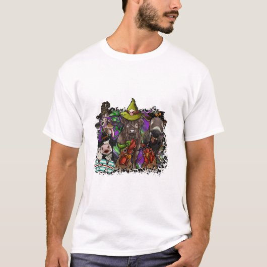 アニマル・ハロウィン Tシャツ (正面)