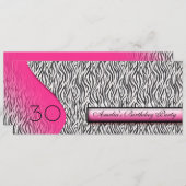 アニマル プリント インビテーション (正面/裏面)