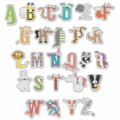 アニマルA-Z シール (正面)