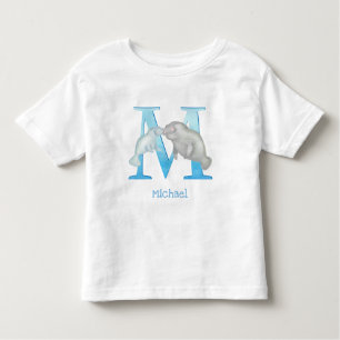 アニマルABC MはマニュアTシャツ用 トドラーTシャツ