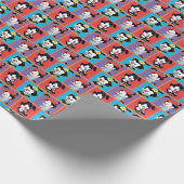 アニマ人 |ヤッコ、ドット、ワッコパネルのグラフィック ラッピングペーパー (角)