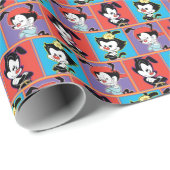 アニマ人 |ヤッコ、ドット、ワッコパネルのグラフィック ラッピングペーパー (ロールコーナー)