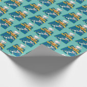 アニマ人 |小指と脳ケージの図 ラッピングペーパー (角)