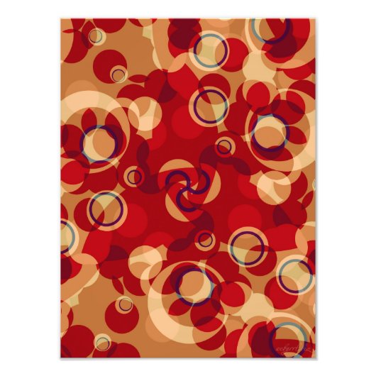 アニミデリック抽象芸術アートプリント フォトプリント            (正面)