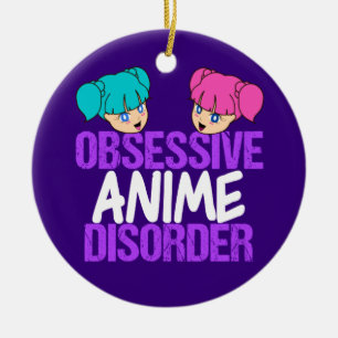 アニメおもしろいに取り憑かれる セラミックオーナメント