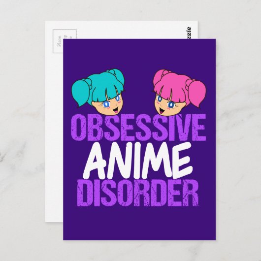 アニメおもしろいに取り憑かれる ポストカード (正面/裏面)