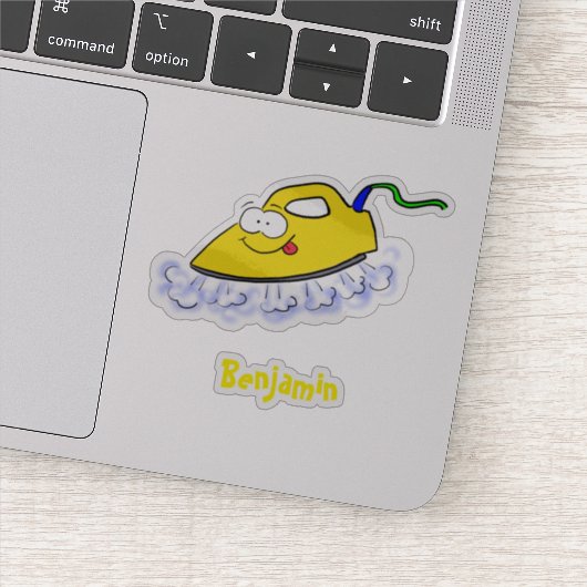 アニメおもしろいの鉄製ランドリーイラストレーション シール (詳細)