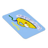 アニメおもしろいの鉄製ランドリーイラストレーション マグネット (右側)