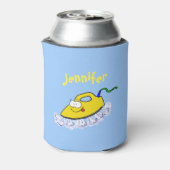 アニメおもしろいの鉄製ランドリーイラストレーション 缶クーラー (缶裏面)