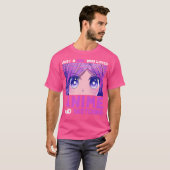 アニメおもしろいガールはアニメやSを愛する女の子にすぎない Tシャツ (正面フル)