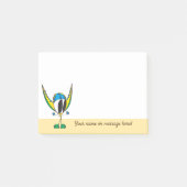 アニメおもしろいノート |名前/文字の追加 ポストイット (正面)