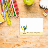 アニメおもしろいノート |名前/文字の追加 ポストイット